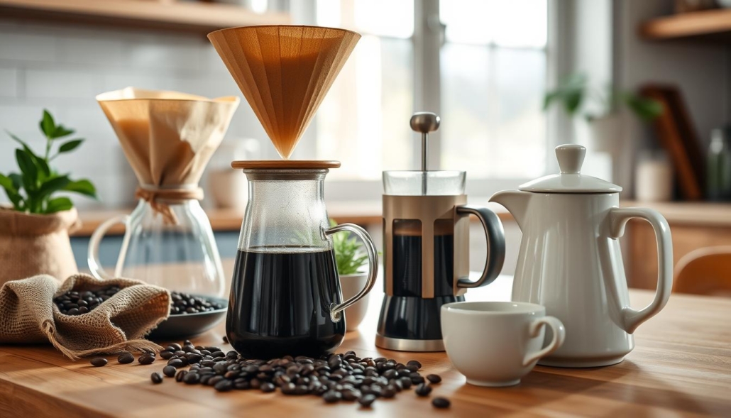 eco-friendly coffee brewing methods