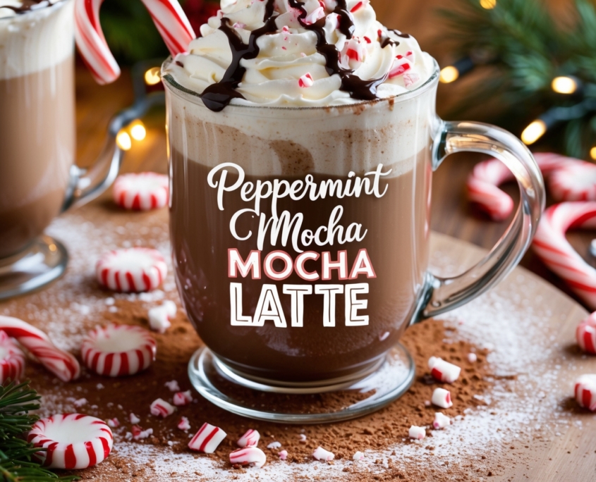how to make peppermint mocha latte
