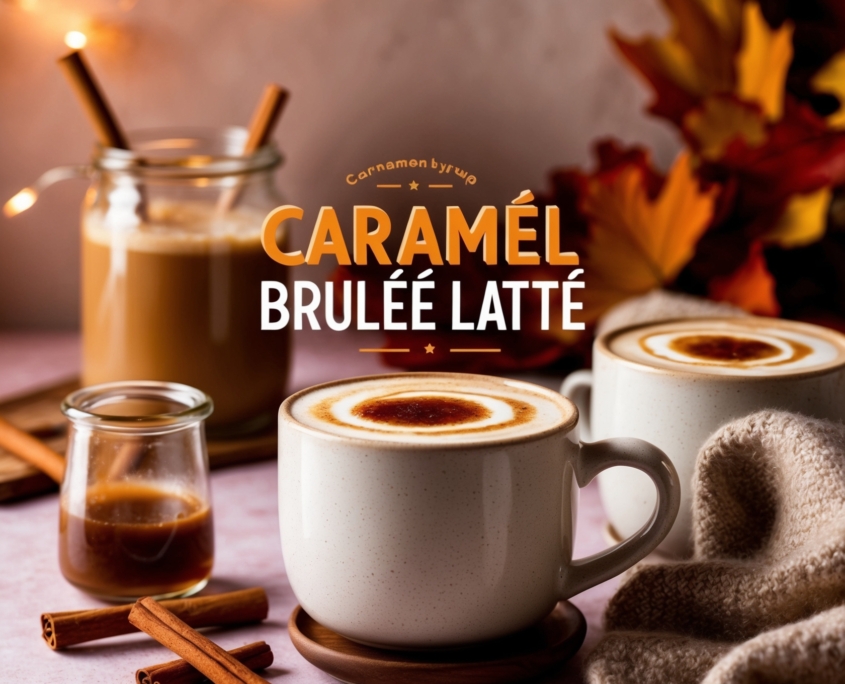 How to make Caramel Brulée Latte at home