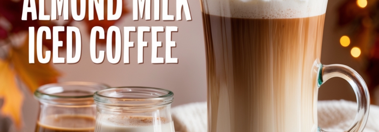 Low Calorie Vanilla Almond Milk Iced Coffee