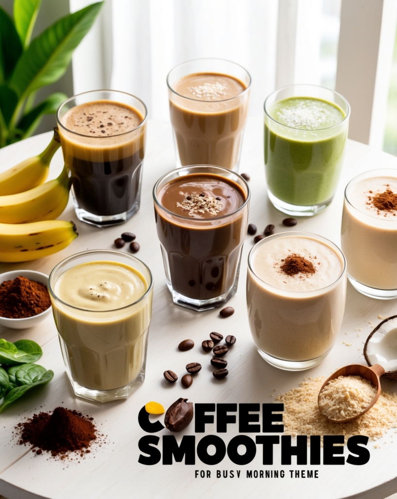 5 Quick and Energizing Coffee Smoothies for Busy Mornings