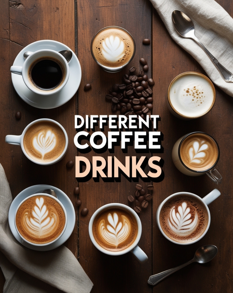Differences Between Double Espresso, Espresso Macchiato, Cortado, Flat White, Americano, Latte, and Cappuccino