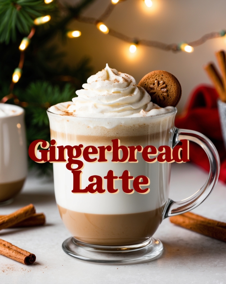 How to make Gingerbread Latte