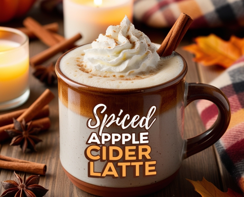 how to make Spiced Apple Cider Latte