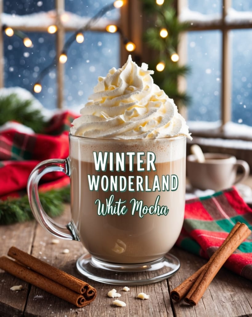 7 Easy Steps to Make the Perfect Winter Wonderland White Mocha