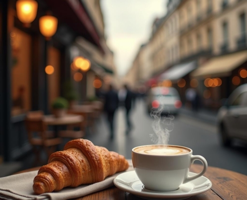 Café au Lait and Croissants: The Perfect French Breakfast Duo in France