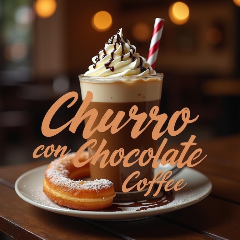 Churro con Chocolate Iced Coffee Recipe - Indulge in a Delicious Treat