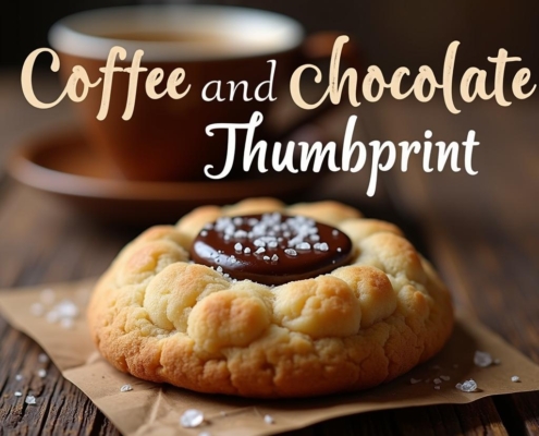 Delicious Coffee and Chocolate Thumbprint Cookies Recipe