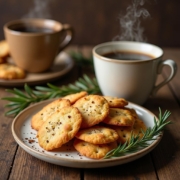 Delicious Coffee and Rosemary Salted Crackers Recipe for Perfect Snacking