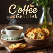 Coffee and Garlic Herb Salted Crackers Recipe for Flavorful Snacking