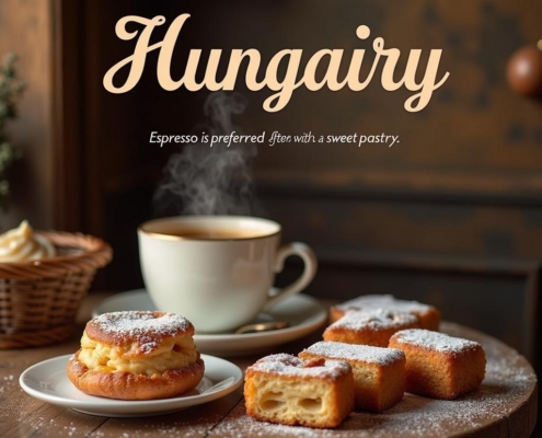 Espresso and Sweet Pastries: Hungary's Perfect Coffee Pairing